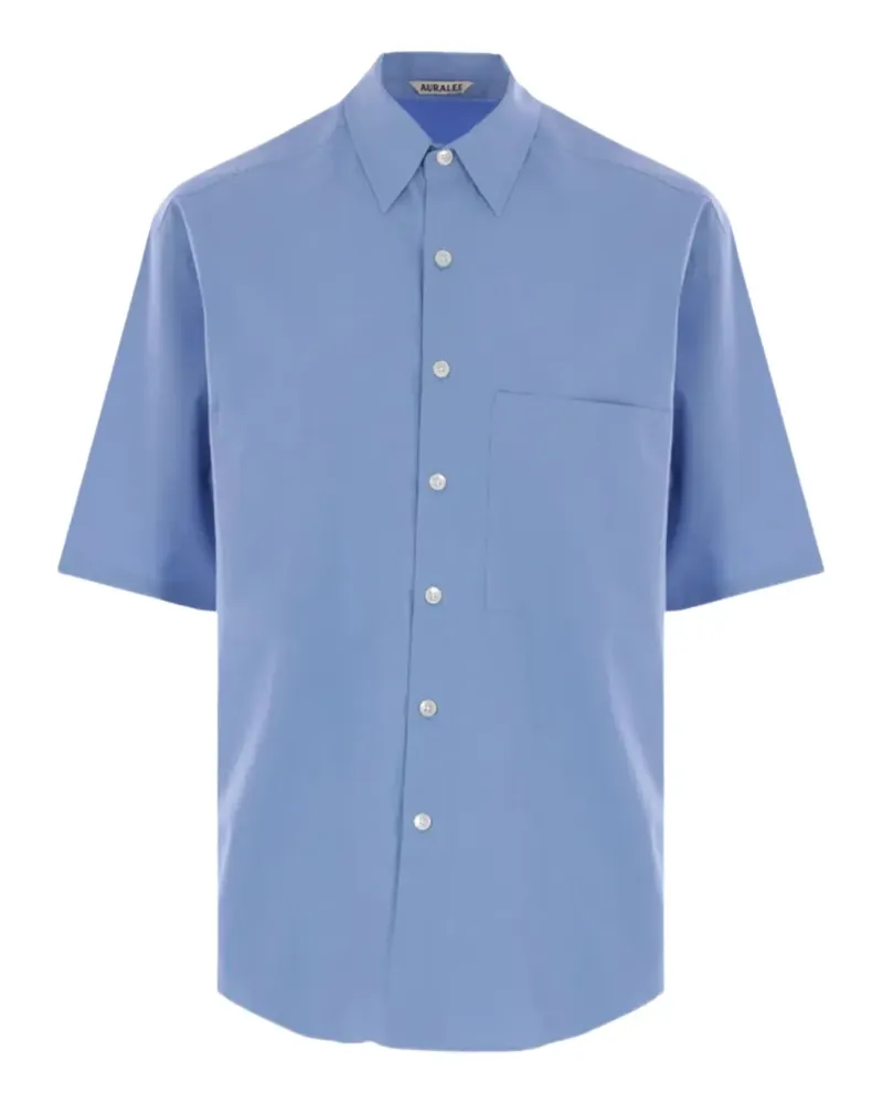 AURALEE Kurzärmeliges Hemd - Blau Blau