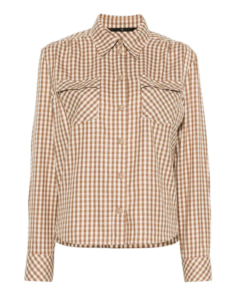 Moncler T-Shirt mit Print - Braun Braun