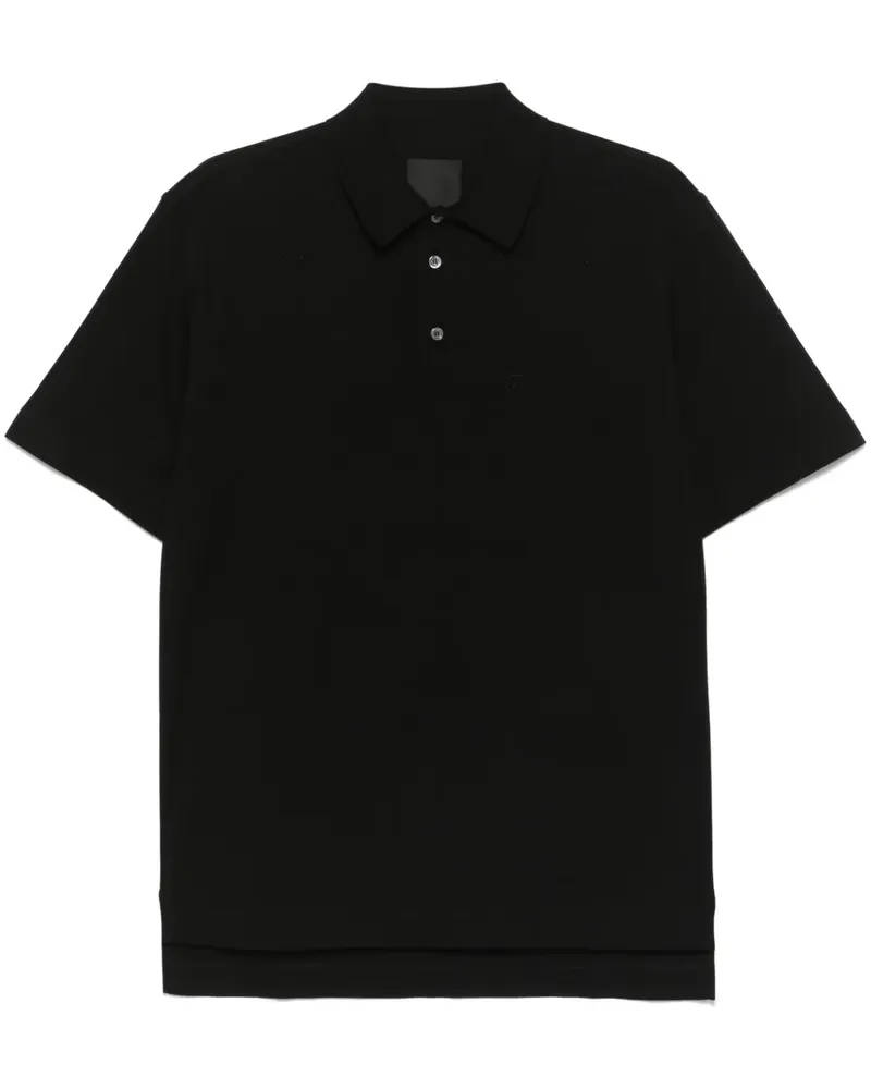 Givenchy Poloshirt mit Logo-Stickerei - Schwarz Schwarz