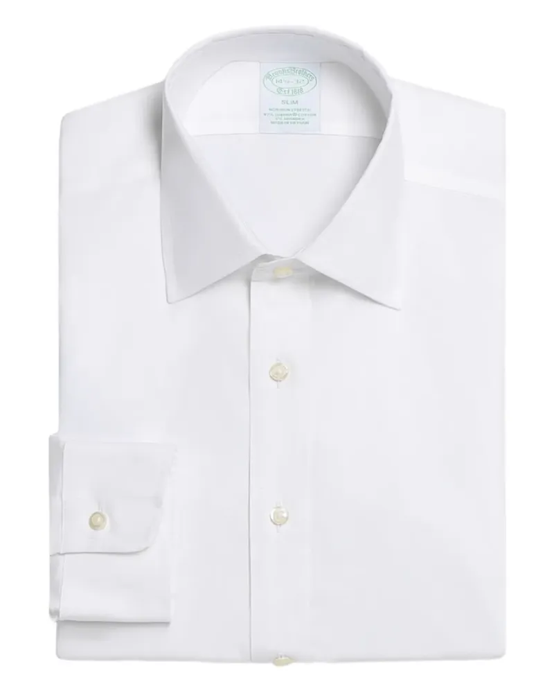 Brooks Brothers long-sleeve shirt - Weiß Weiß