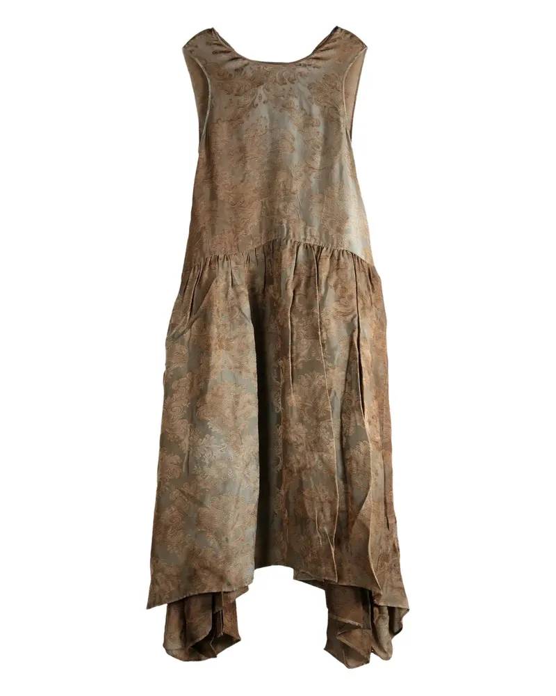 Uma Wang asymmetric hem sleeveless dress - Braun Braun
