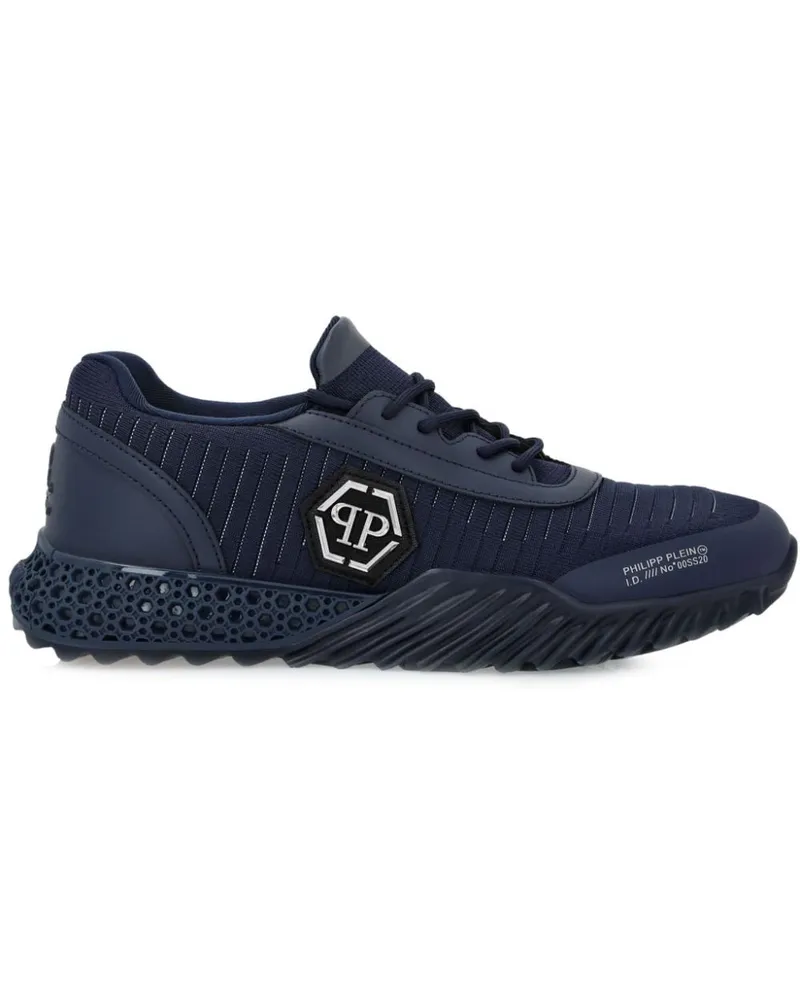 Philipp Plein Runner Hexagon Sneakers Blau