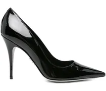 Spitze Stiletto-Pumps 100mm - Schwarz
