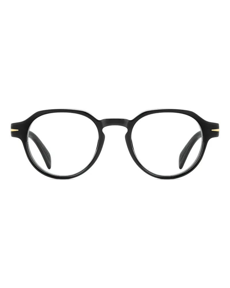 EYEWEAR by DAVID BECKHAM round-frame glasses - Schwarz Schwarz