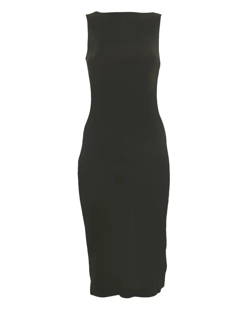 Theory Pre-owned ärmelloses Midikleid - Schwarz Schwarz