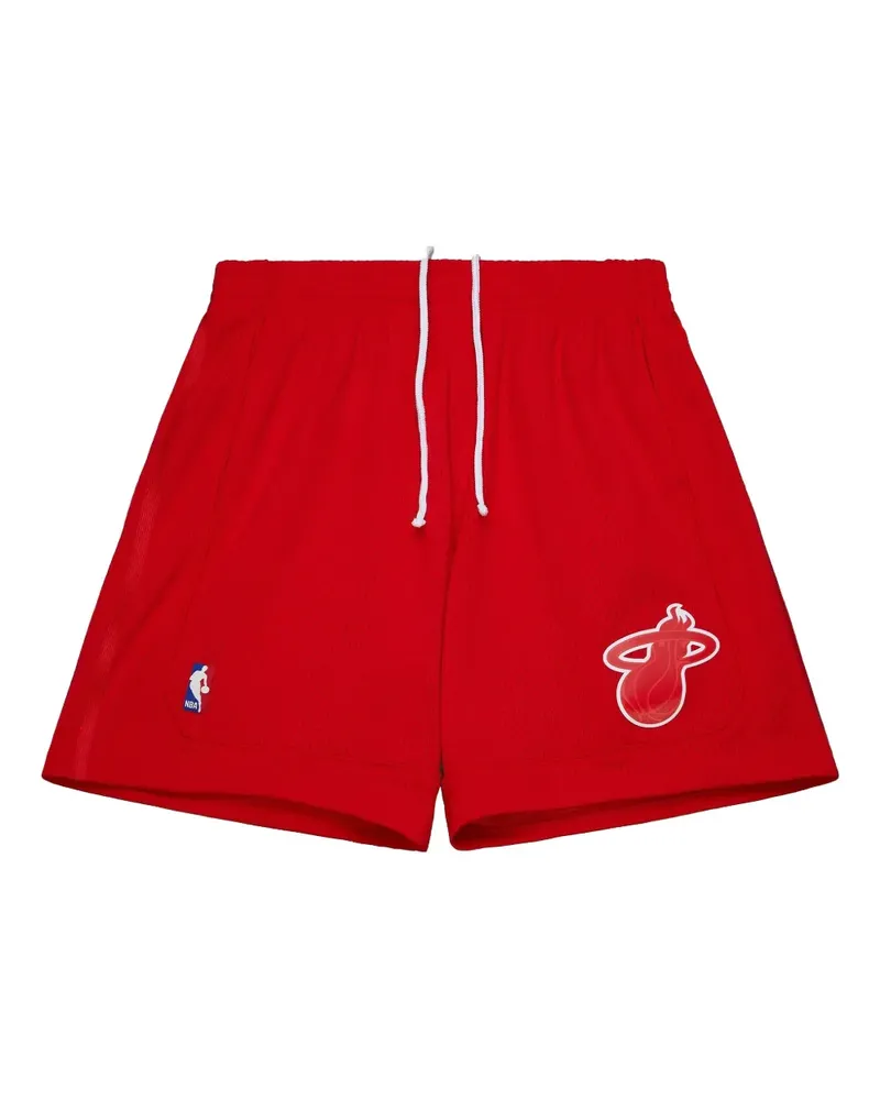 Mitchell & Ness Miami Heat Red 2012 Shorts - Rot Rot