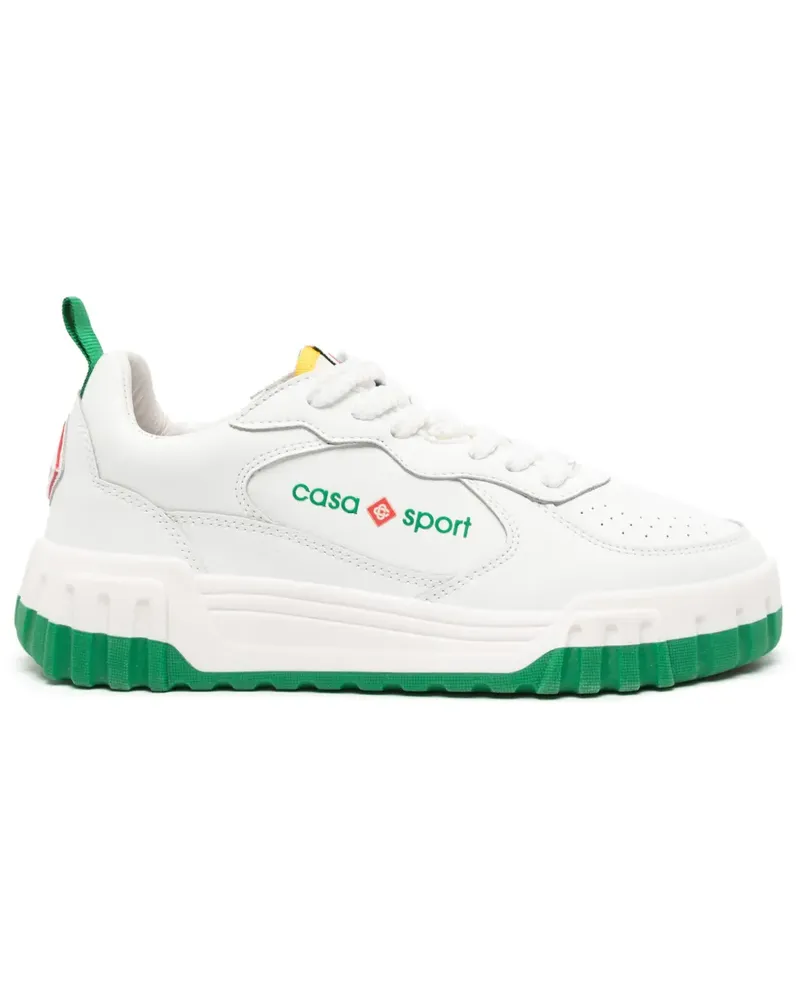 Casablanca Paris The Court Sneakers - Weiß Weiß