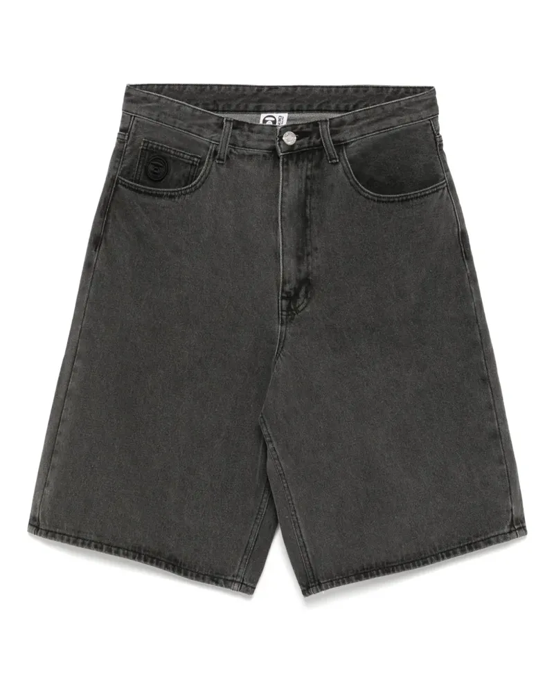 BAPE Klassische Jeans-Shorts - Schwarz Schwarz