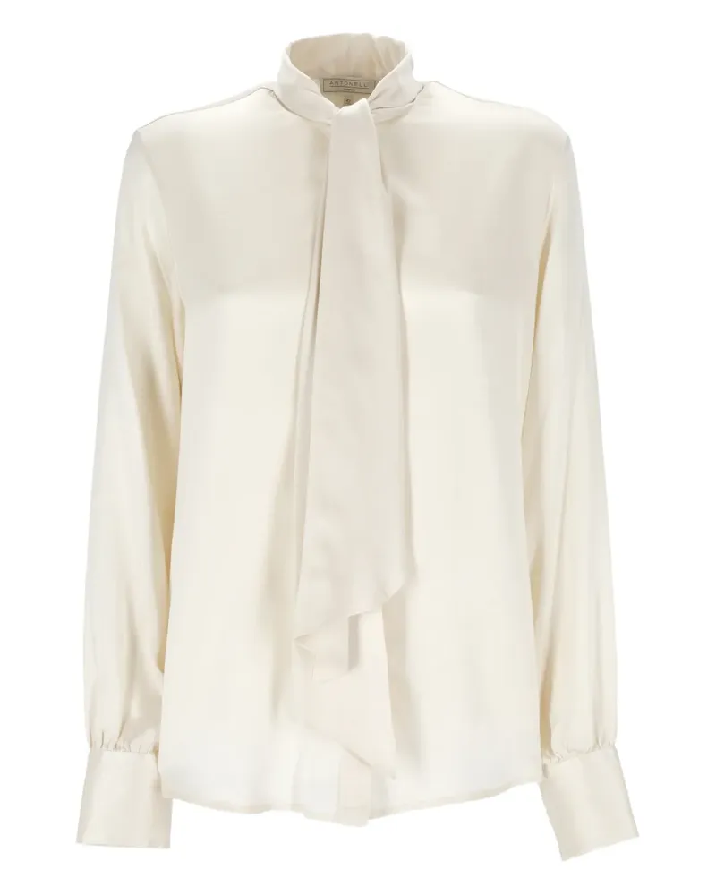 Antonelli Firenze bow-detail shirt - Nude Nude