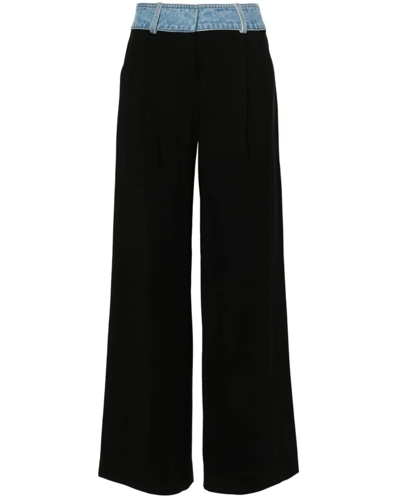 Christopher Esber Weite Deconstructed Hose - Schwarz Schwarz
