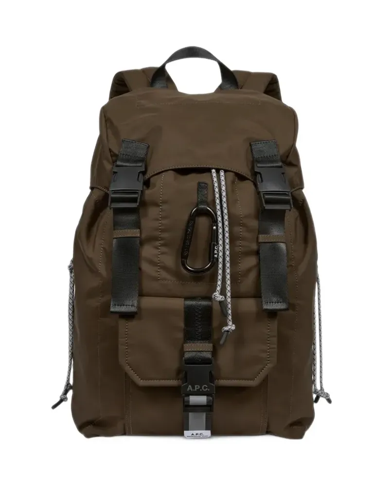 A.P.C. Trek 2.0 backpack - Braun Braun