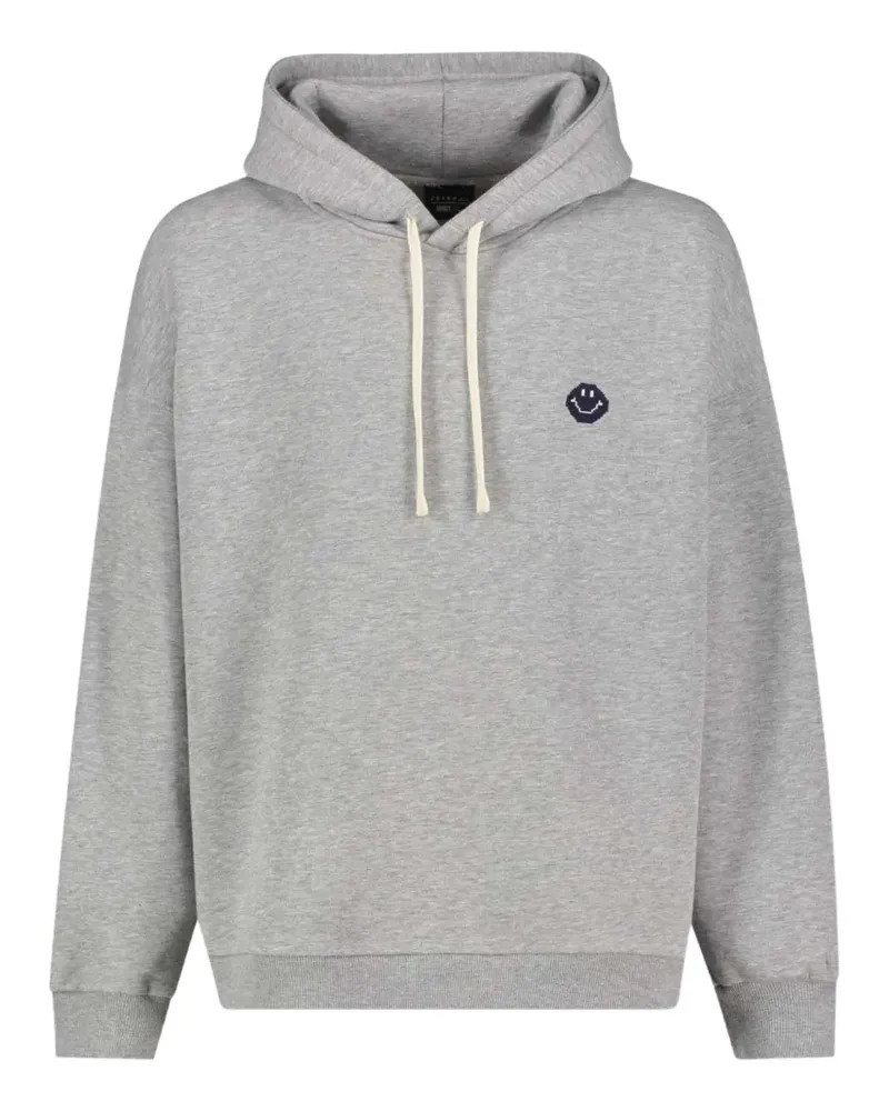 Joshua Sanders x Smiley® logo-detail hoodie - Grau Grau