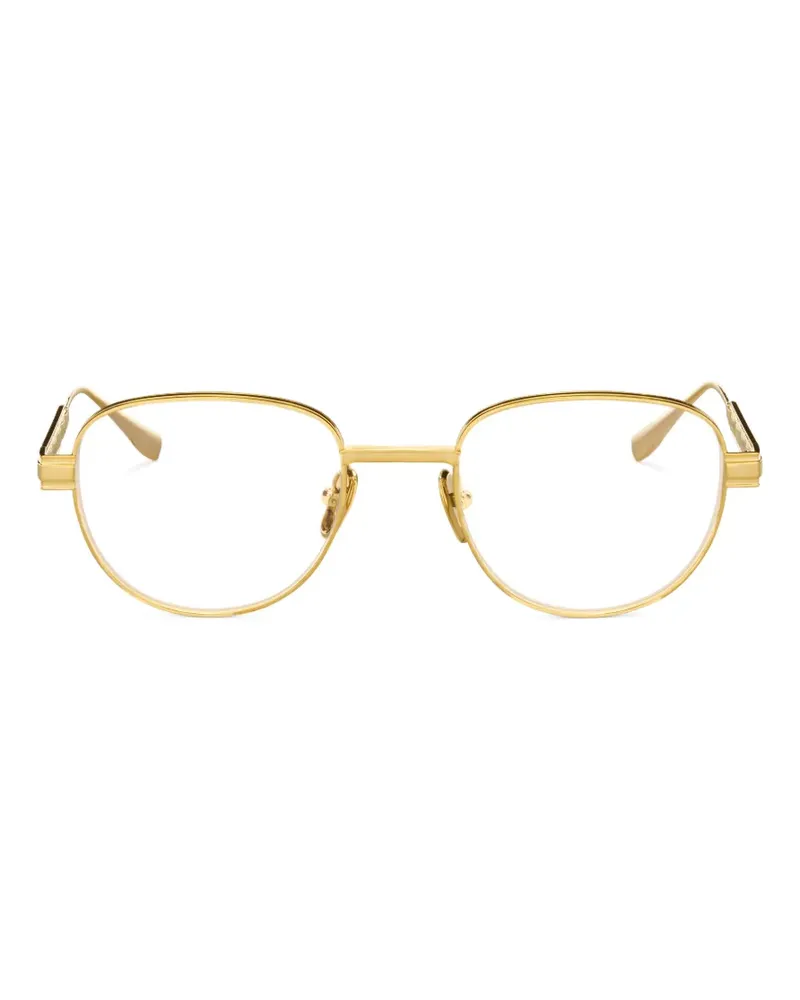 Balmain oval-frame glasses - Gold Gold