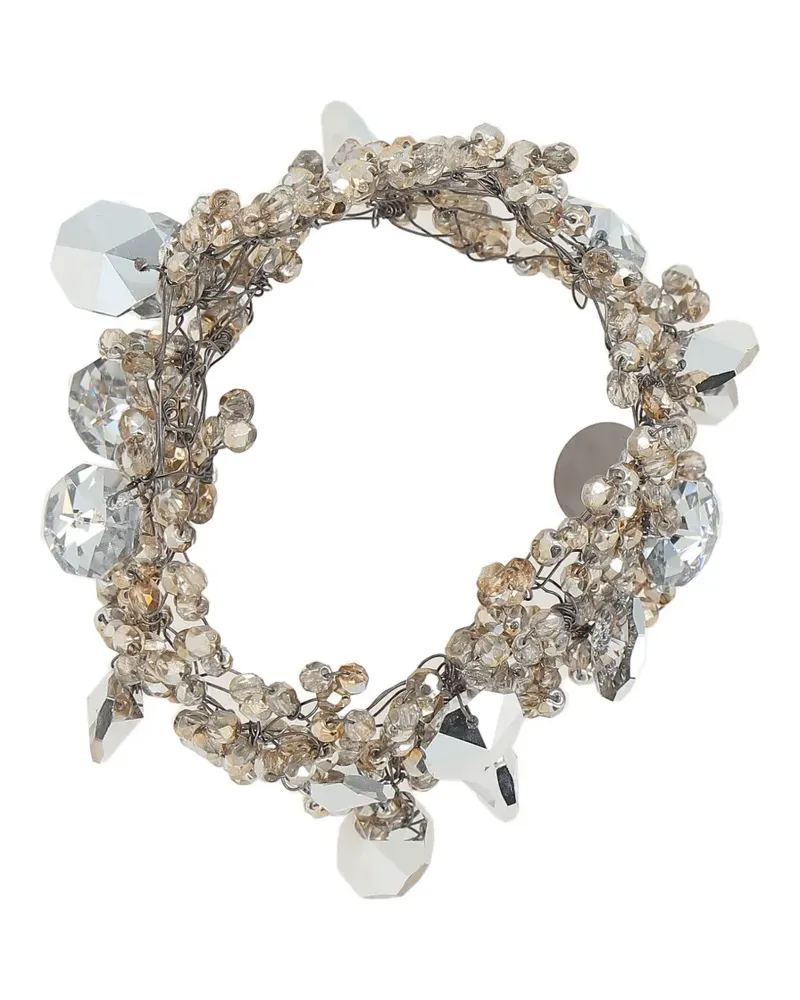 Maria Calderara beaded bijoux bracelet - Nude Nude