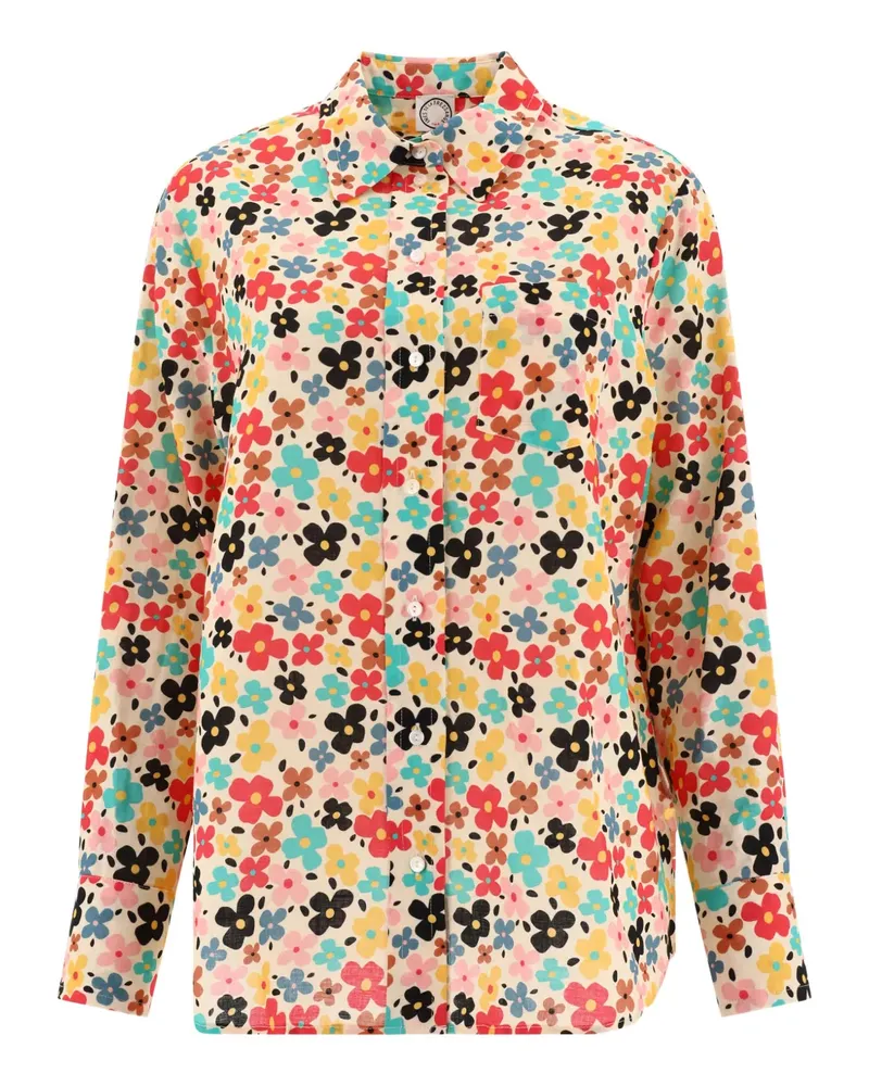 Inès de la Fressange Hemd mit Blumen-Print - Mehrfarbig Mehrfarbig