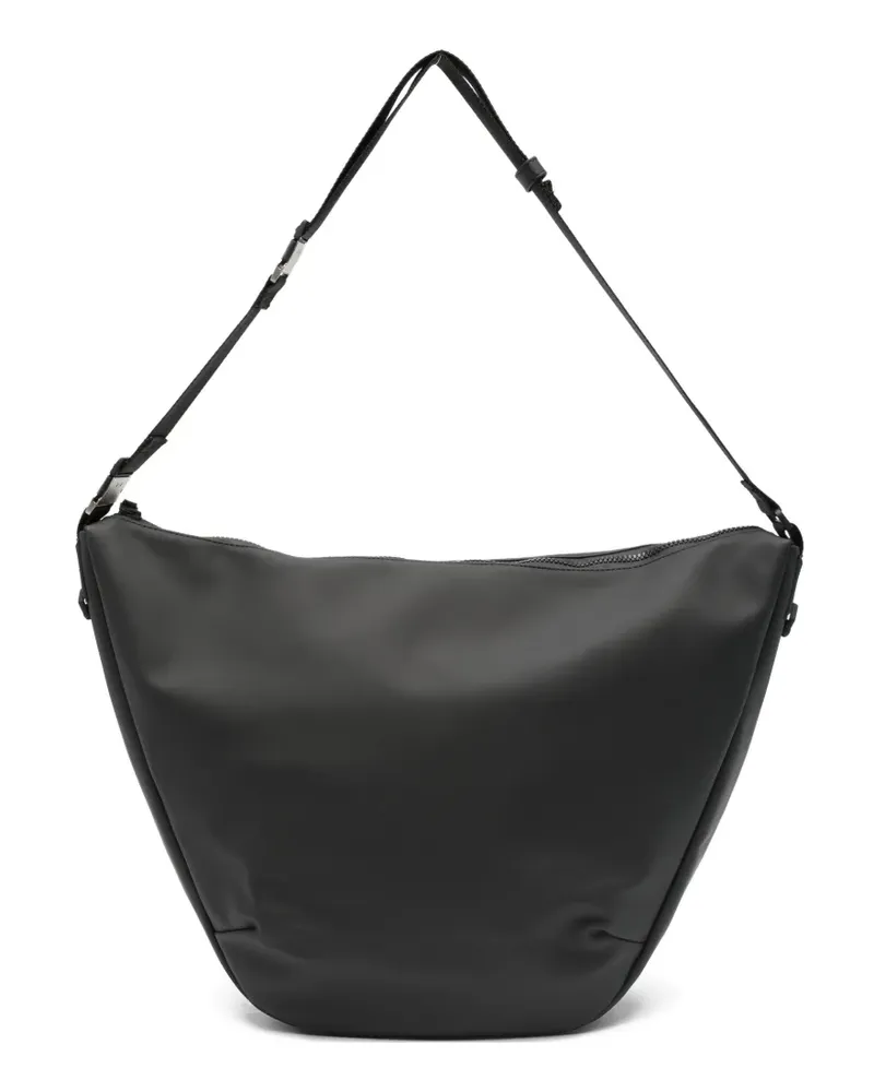 RAINS Große Valeria Schultertasche mit Reißverschluss - Schwarz Schwarz