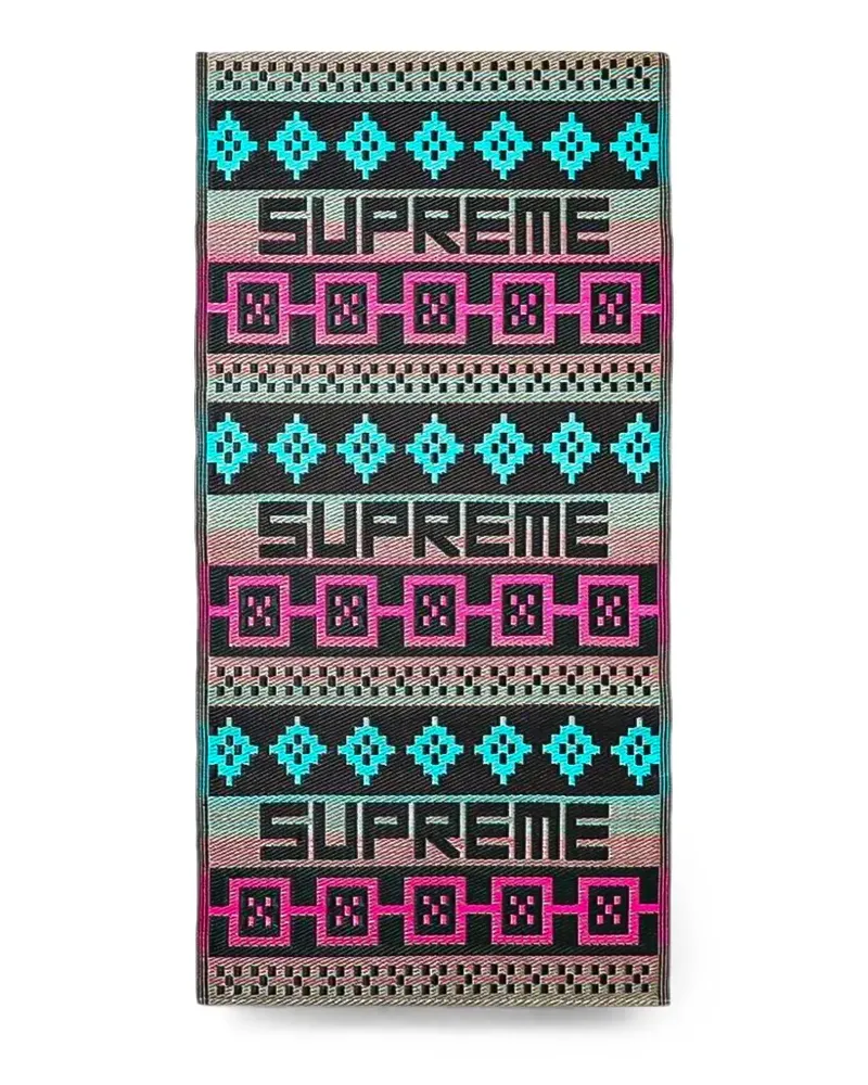 Supreme Being Sosenap Matte mit geometrischem Muster - Schwarz Schwarz