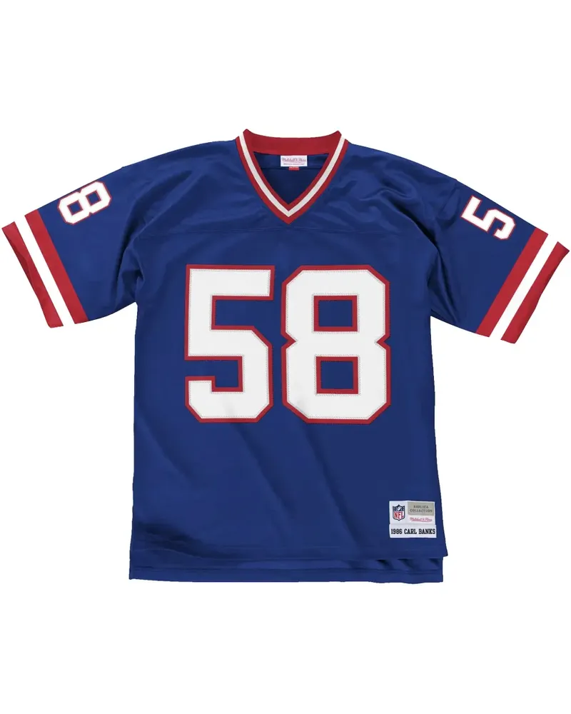 Mitchell & Ness 1986 Carl Banks New York Giants Legacy Trikot - Blau Blau
