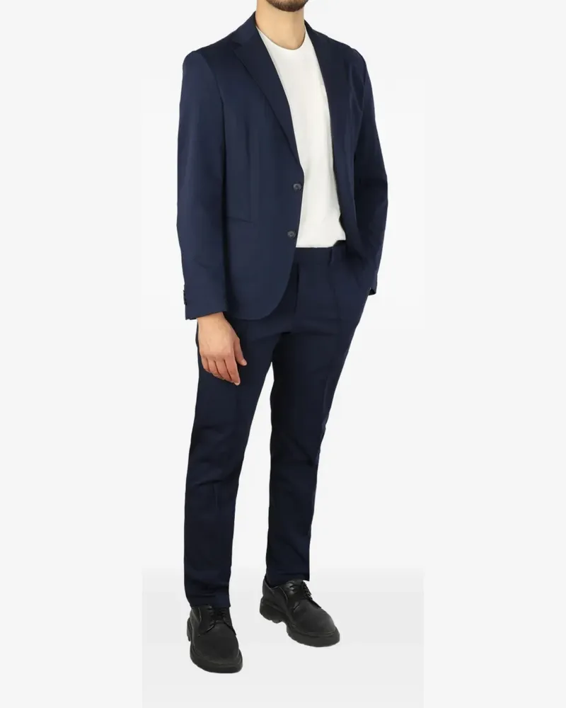 HUGO BOSS pressed-crease suit - Blau Blau