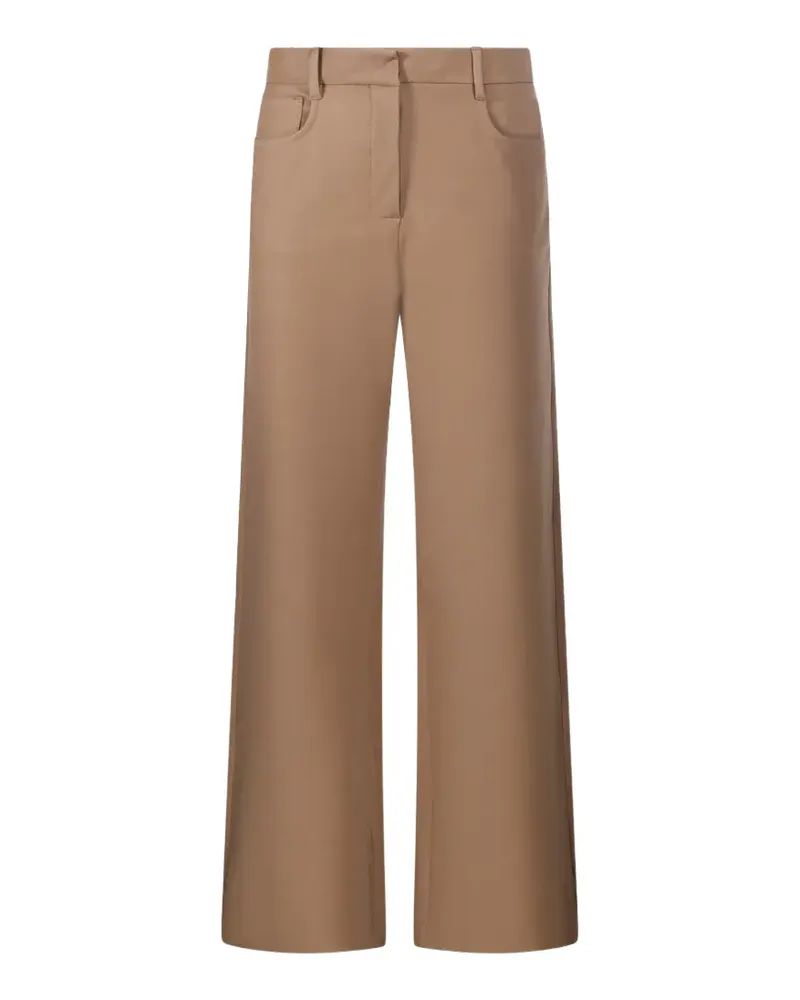 Max Mara Gela Hose mit weitem Bein - Nude Nude