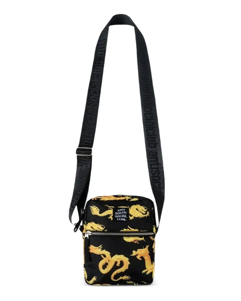 Anti Social Social Club 24k Side messenger bag - Schwarz Schwarz