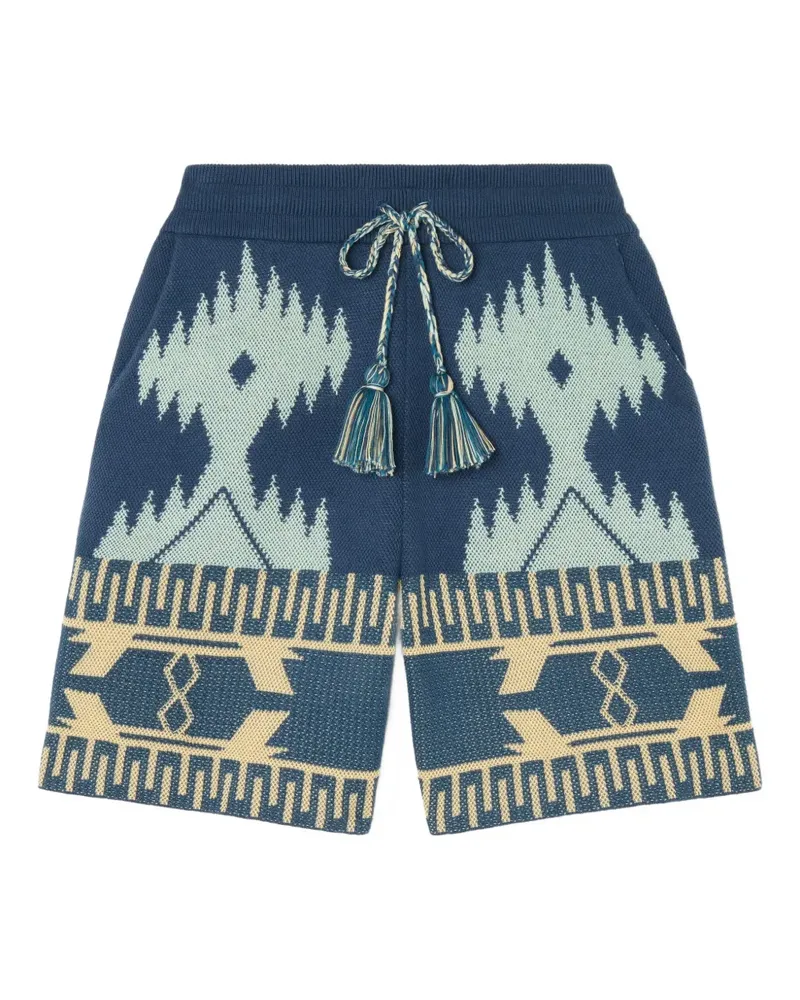 Alanui Icon Shorts mit Quasten - Blau Blau