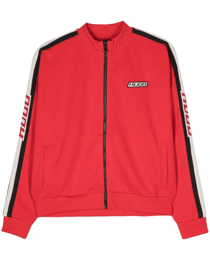 HUGO BOSS Jacke mit Reißverschluss Rot