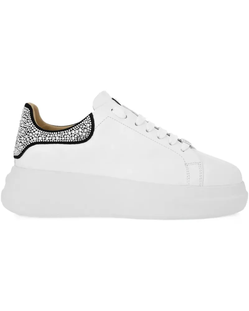 Philipp Plein Sneakers mit Strassverzierung - Weiß Weiß