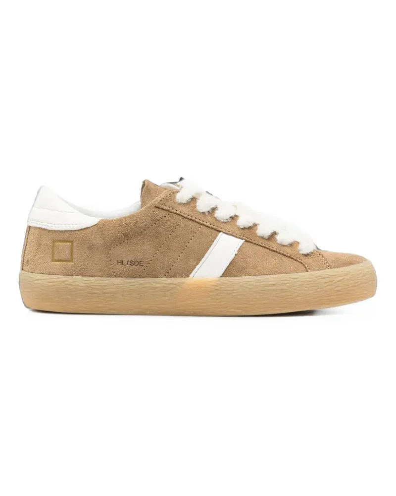 D.A.T.E. Hill Sneakers aus Wildleder - Nude Nude