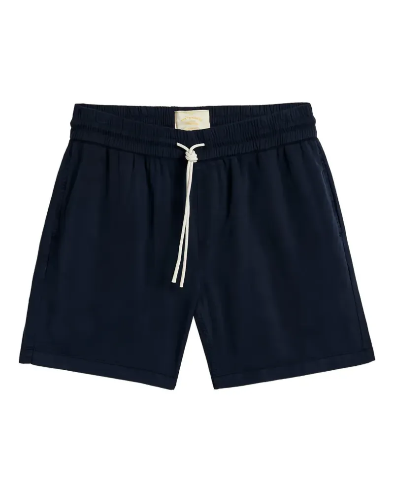 Portuguese Flannel Dogtown Shorts mit Kordelzug - Blau Blau