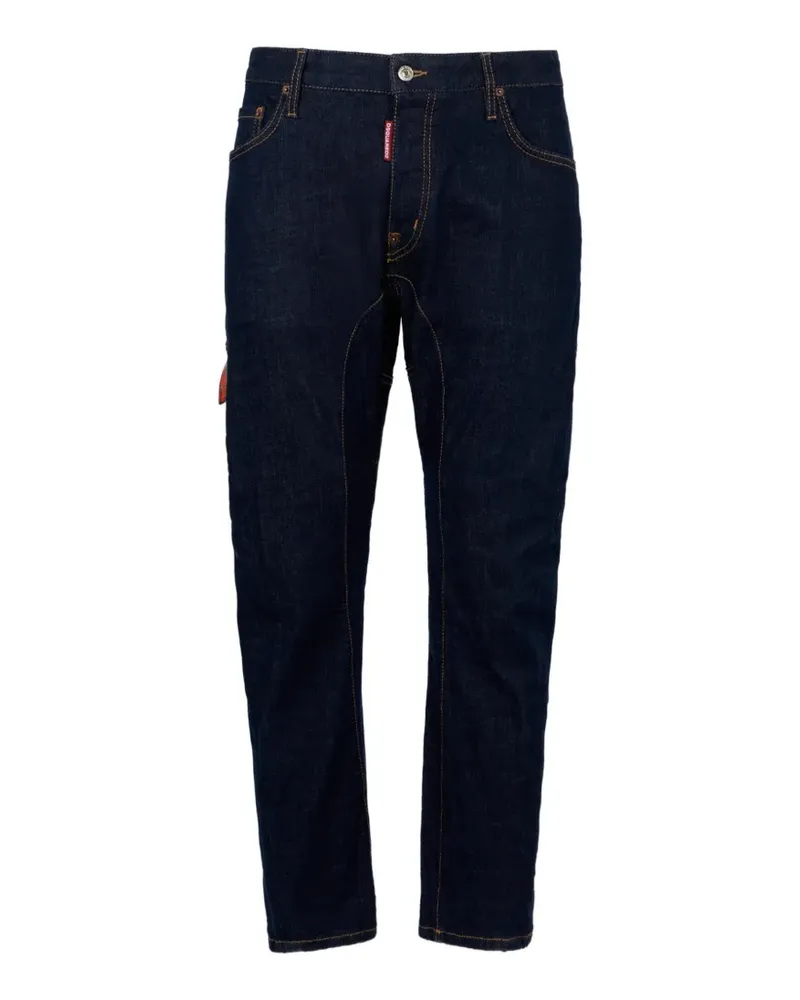 Dsquared2 Cottage New Biker jeans - Blau Blau