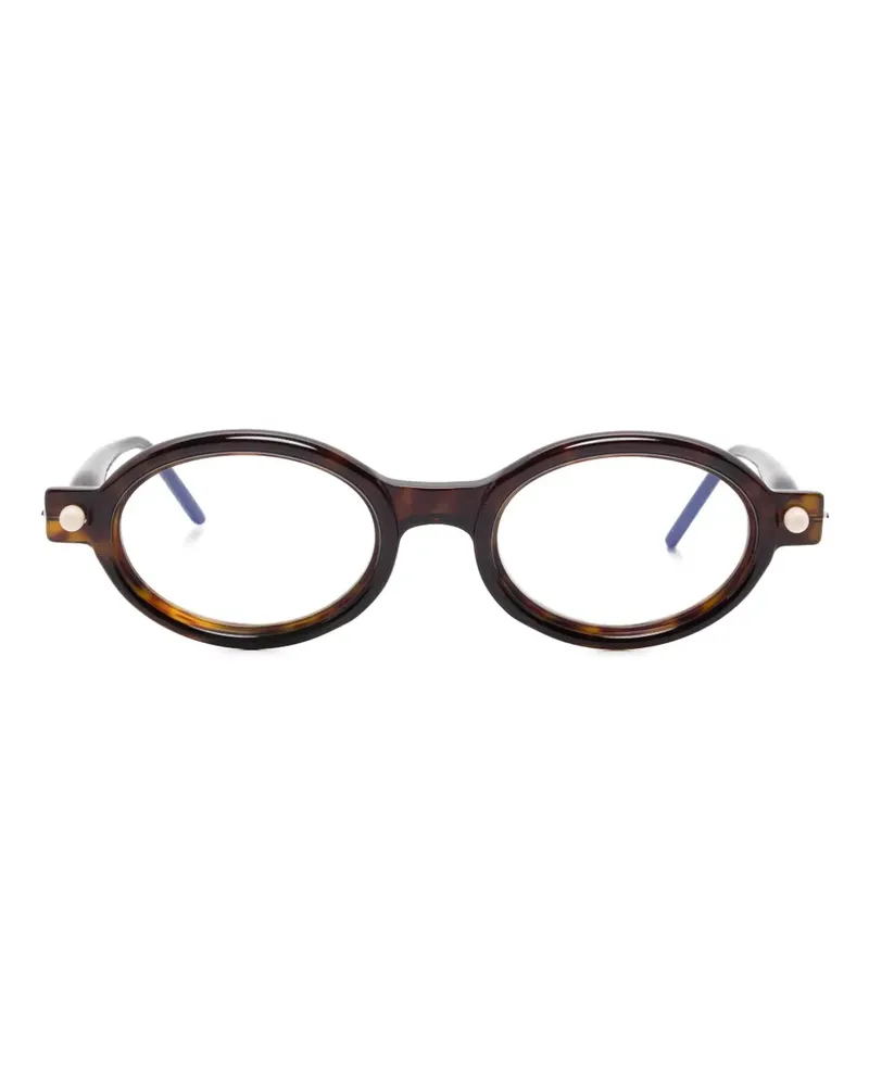 KUBORAUM Maske P6 Brille - Braun Braun