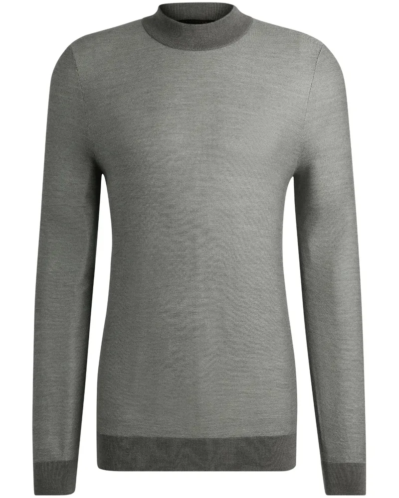 HUGO BOSS Sweatshirt aus Seide - Grau Grau