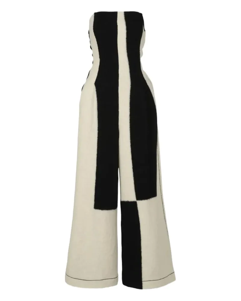 Issey Miyake Ärmelloser Jumpsuit - Schwarz Schwarz