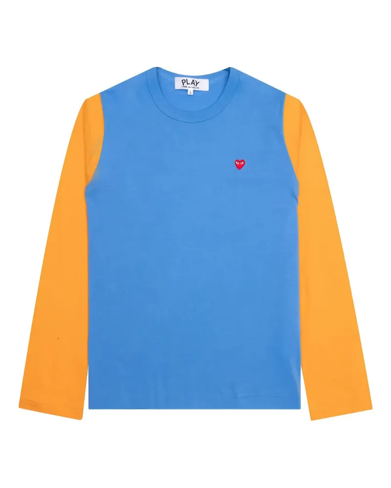 Comme des Garçons Klassisches Langarmshirt - Blau Blau