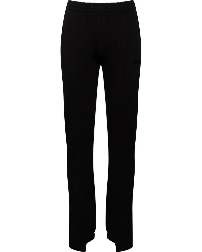 VETEMENTS Jogginghose mit Schlitzen - Schwarz Schwarz