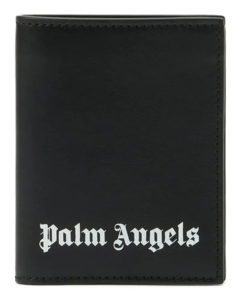 Palm Angels Portemonnaie mit Logo - Schwarz Schwarz