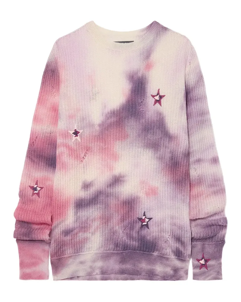 Amiri tie-dye stars sweater - Violett Violett