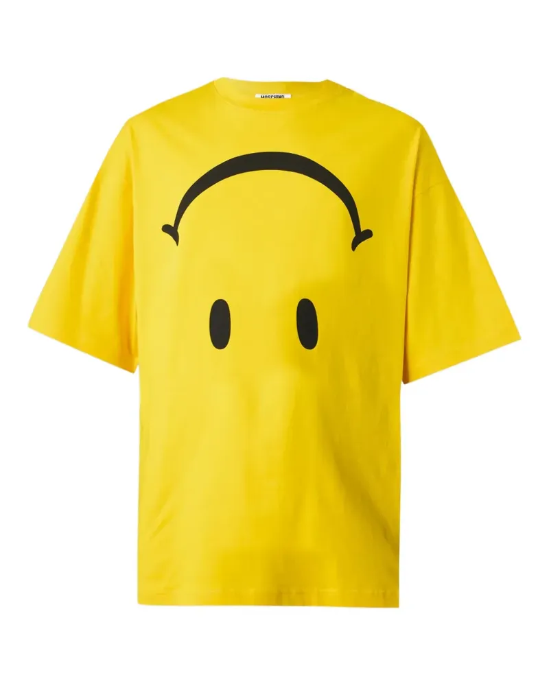 Moschino x Smiley T-Shirt - Gelb Gelb