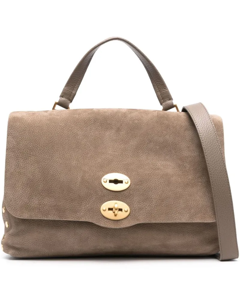 Zanellato Postina Jones Handtasche - Braun Braun