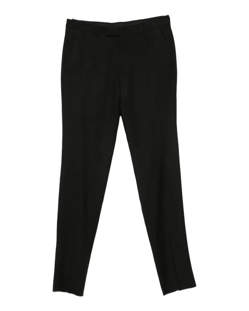 Ermenegildo Zegna belt-loops straight-leg trousers - Schwarz Schwarz