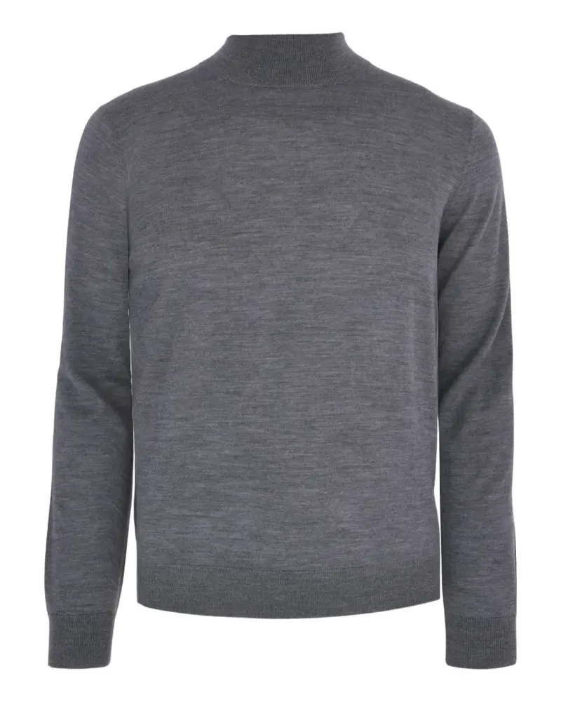 Corneliani Meliertes T-Shirt - Grau Grau