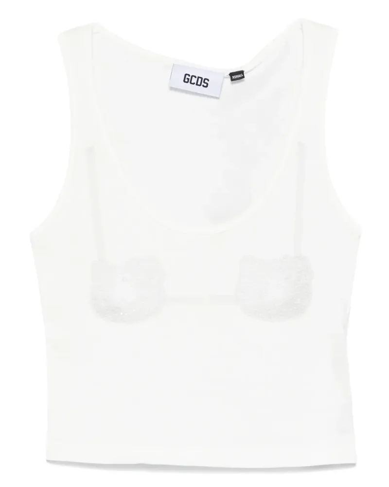GCDS x Hello Kitty Oberteil mit Print - Weiß Weiß