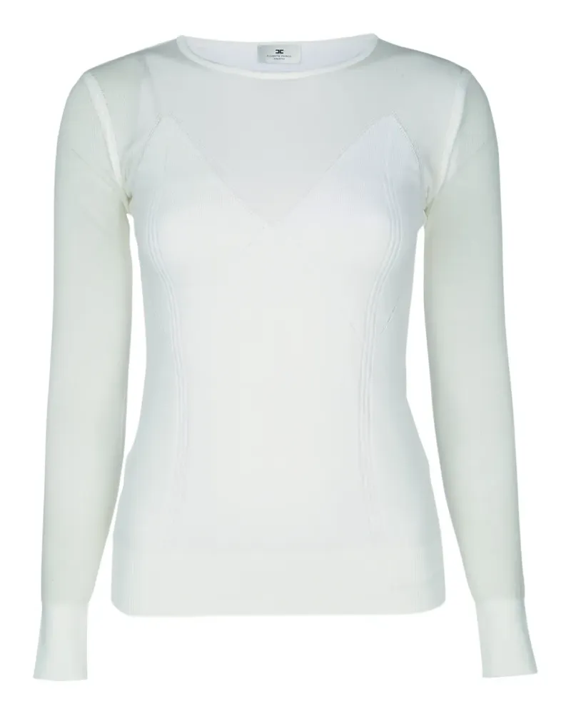 Elisabetta Franchi Pullover mit Rundhalsausschnitt - Nude Nude