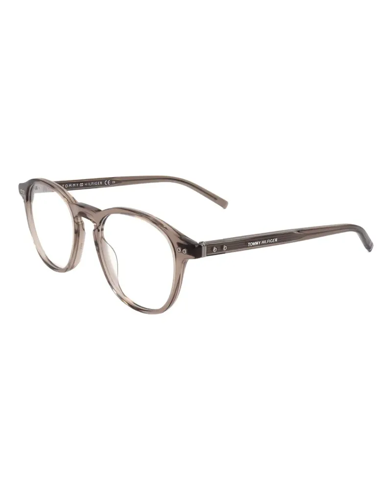 Tommy Hilfiger Brille mit rundem Gestell - Nude Nude