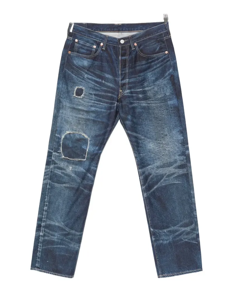 Junya Watanabe belt-loop pocket jeans - Blau Blau