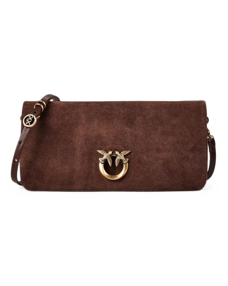 Pinko Schultertasche mit Magnetverschluss - Braun Braun