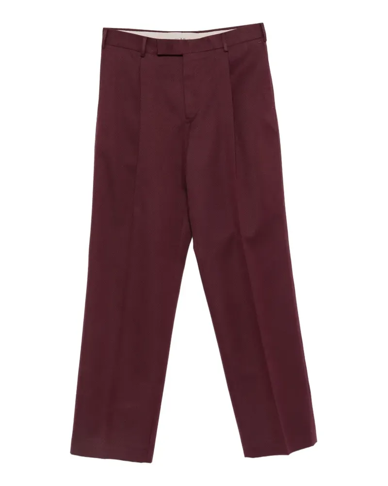 PT TORINO pleated-detail tailored trousers - Rot Rot
