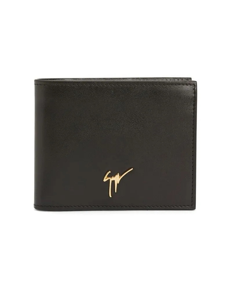 Giuseppe Zanotti Albert Portemonnaie - Schwarz Schwarz