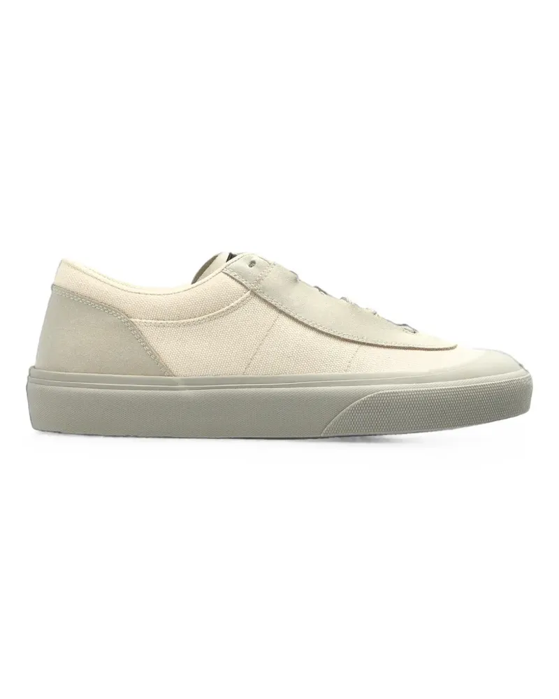 Stone Island S100020 Sneakers aus Canvas und Wildleder mit Kompass-Patch - Nude Nude